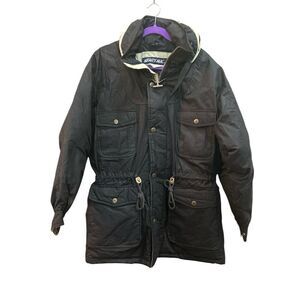 Mighty Mac Vintage Men's M blue‎ Duck Down Puffer Jacket Hooded